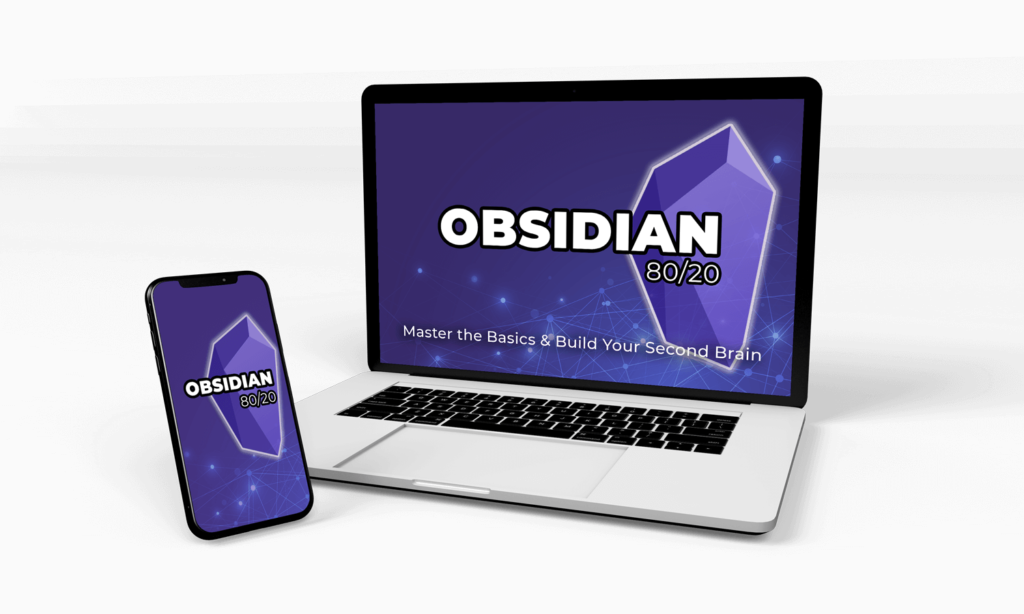 Obsidian 80/20 Online Course – Learn how to use obsidian fast