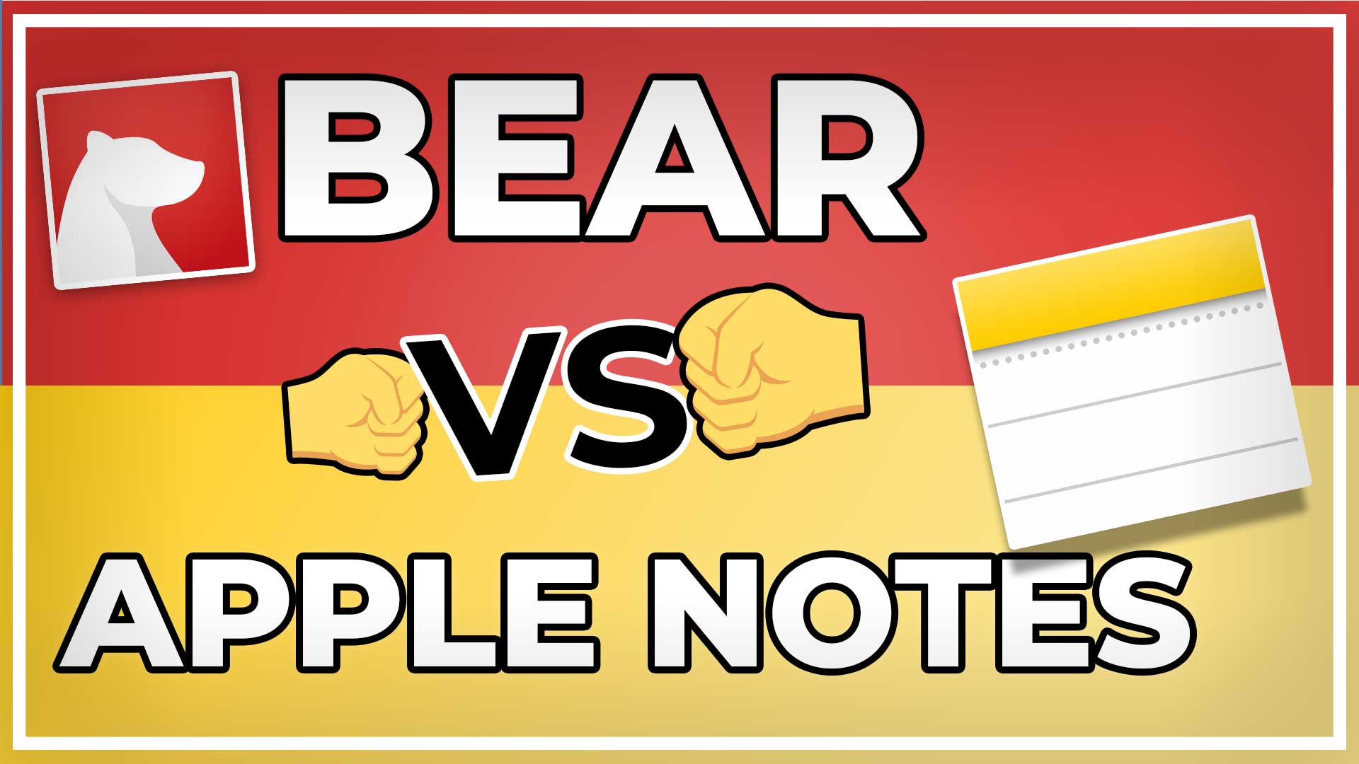 Bear Notes vs. Apple Notes: Which Note-Taking App Should You Choose?