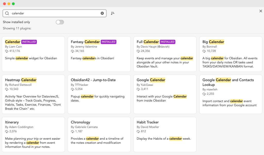Obsidian Community Plugins For Calendars