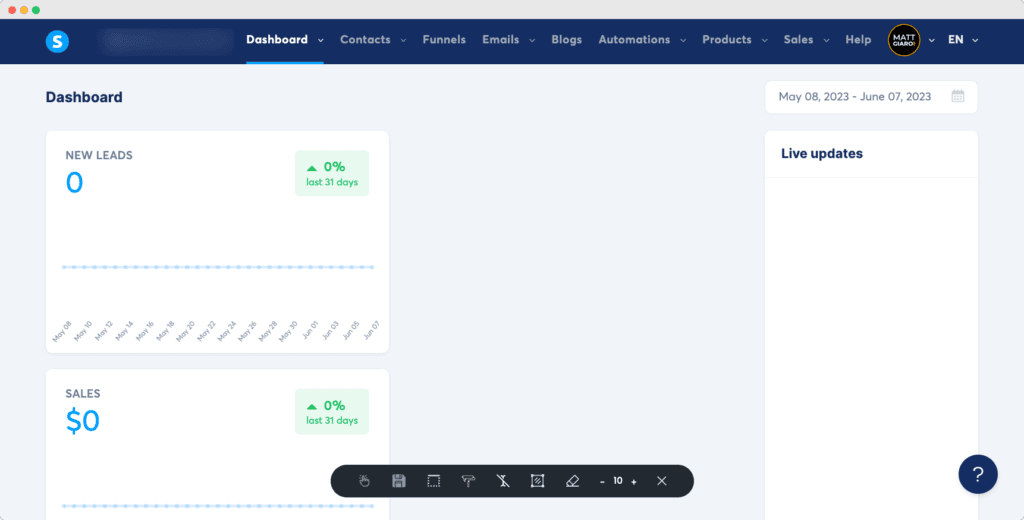 Systeme.io interface compared to ConvertKit