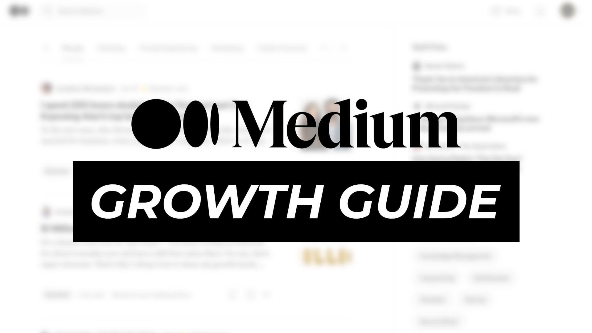 how to grow on medium and be successful