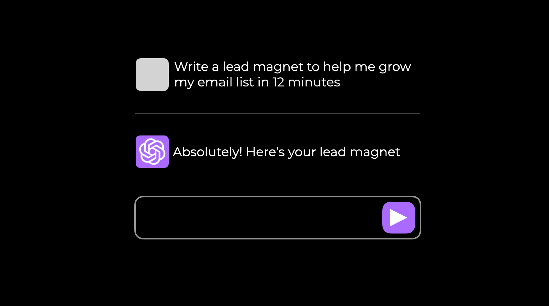Create a lead magnet with chatgpt